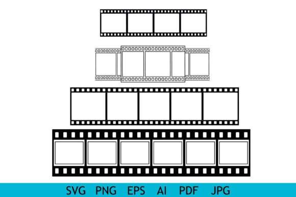 Download Vintage Film Strip Frame Collection Set - Vintage film Collection