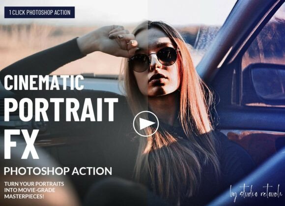 Download Cinematic Portrait FX Photoshop Action - Cinematic Collection